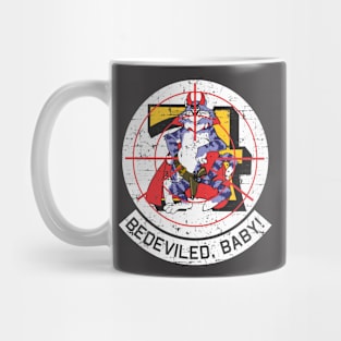 Grumman F-14 Tomcat - Bedeviled, Baby! - Grunge Style Mug